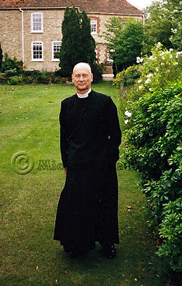 Vicar in Dorchester Abbey Gardens